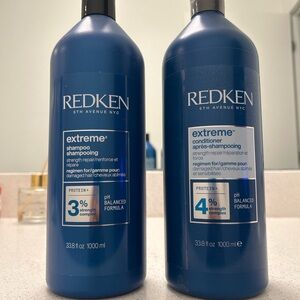Redken Extreme Shampoo & Conditioner Set 33.8 oz Salon Size Strength Repair